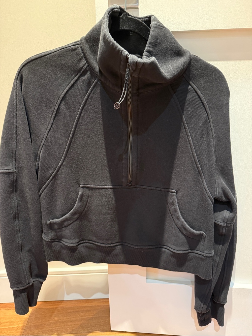 Lululemon 1/4 zip funnel neck